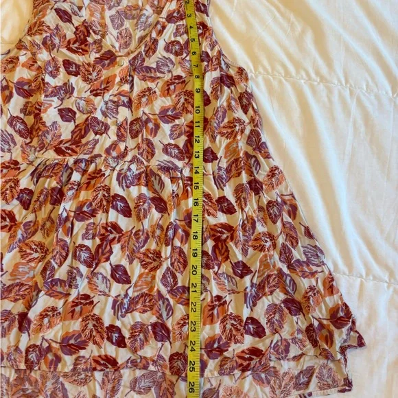 Modcloth Leaf Print Blouse - Picture 6 of 10